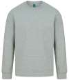 H840 Henbury Unisex Sustainable Sweatshirt Heather Grey colour image